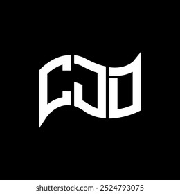 Diseño del logotipo de CJD, logotipo simple y moderno de CJD. Diseño de alfabeto de lujo CJD  