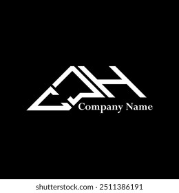 Diseño del logotipo de CJH, logotipo simple y moderno de CJH. Diseño de alfabeto de lujo CJH  