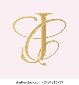 CJ,JC , logo CJ ,Letter CJ,monogram CJ, vector, logo, Wedding Monogram Initials, Wedding Logo, Wedding Monogram,Logo Design, calligraphy,letters,alphabet