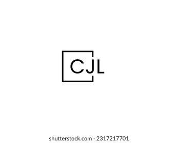 CJL Letter Initial Logo Design Vector Illustration