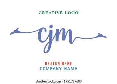 CJM lettering logo is simple, easy to understand and authoritative