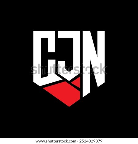 CJN letter logo abstract design. CJN unique design. CJN.
