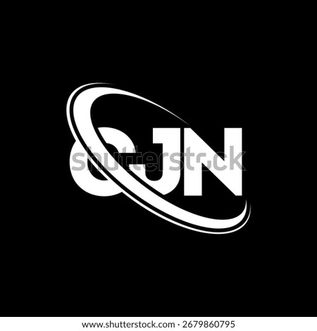 CJN logo. CJN letter. CJN letter logo design. Initials CJ N logo linked with circle and uppercase monogram logo. CJN typography for technology, business and real estate brand.