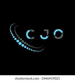 CJO letter logo abstract design. CJO unique design. CJO.
