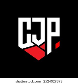 CJP letter logo abstract design. CJP unique design. CJP.
