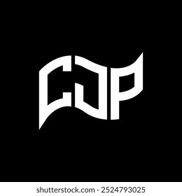 CJP Logo Design, CJP einfache und moderne Logo. CJP luxuriöses Alphabet Design  