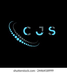 CJS letter logo abstract design. CJS unique design. CJS.
