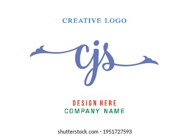 CJS lettering logo is simple, easy to understand and authoritative