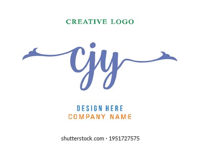 CJY lettering logo is simple, easy to understand and authoritative