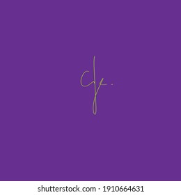 ck c k Initial handwriting or handwritten logo for identity
with beauty monogram and elegant logo design