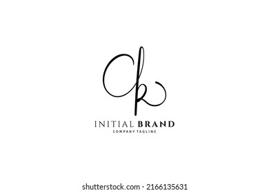 Ck Initial Signature Logo Handwriting Logo Stock Vector (Royalty Free ...