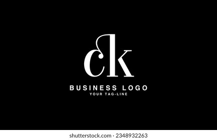 CK, KC, Abstract letters Logo Monogram
