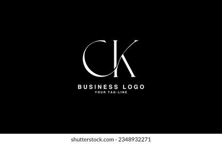 CK, KC, Abstract letters Logo Monogram