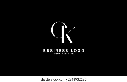 CK, KC, Abstract letters Logo Monogram