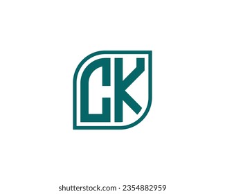 CK logo design vector template