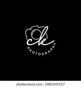 ck photograph simple logo design