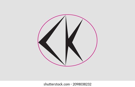 Diseño del logotipo de letras CKO o KCO.