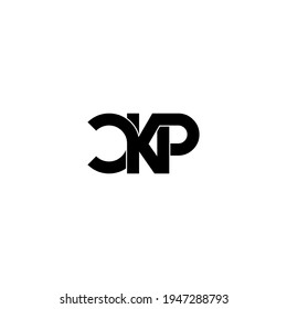 ckp letter original monogram logo design