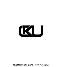 cku letter original monogram logo design