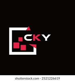 CKY creative minimalist letter logo. CKY unique vector initials alphabet letter logo design
