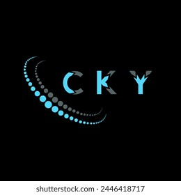 CKY letter logo abstract design. CKY unique design. CKY.
