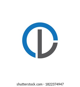 CL & AL initial logo icon vector template