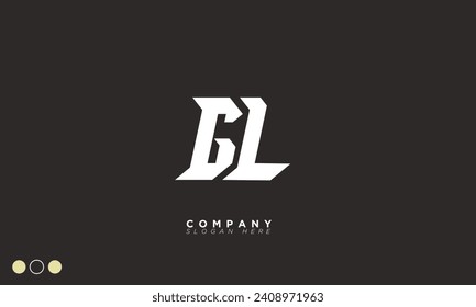 CL Alphabet letters Initials Monogram logo LC, C and L