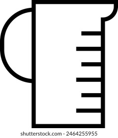 icono cl. Diseño de estilo lineal delgado aislado sobre fondo blanco