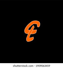CL initial handwriting logo for identity