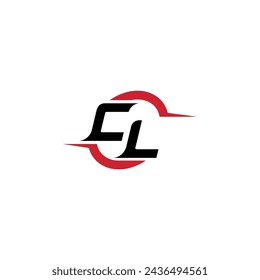 CL initial logo cool and stylish concept for esport or gaming logo as your inspirational