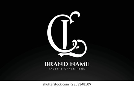 CL initials letter logo design template