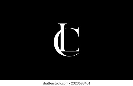 CL, LC, Abstract Letters Logo Monogram