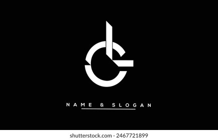 CL, LC Abstrakt Letters Logo Monogram