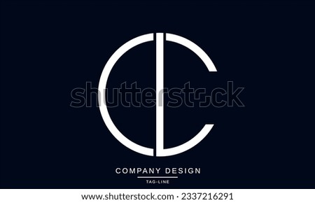 CL, LC, Abstract Letters Logo Monogram [[stock_photo]] © 