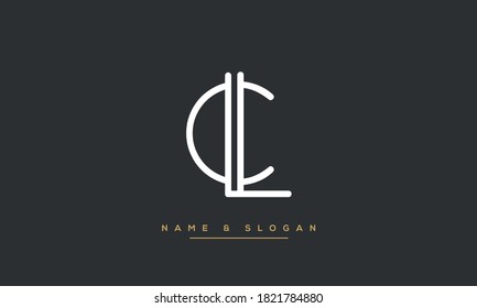 CL ,LC ,C ,L  Abstract Letters Logo monogram