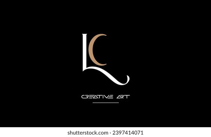 CL, LC, C, L abstract letters logo monogram