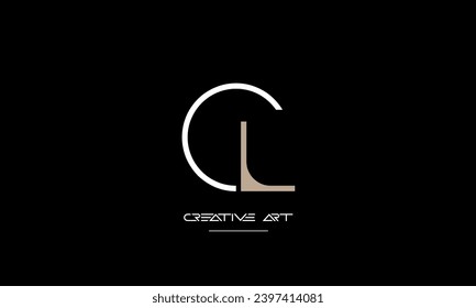 CL, LC, C, L abstract letters logo monogram