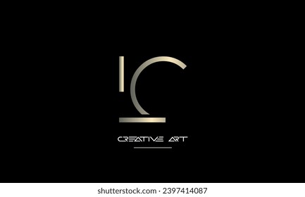 CL, LC, C, L abstract letters logo monogram