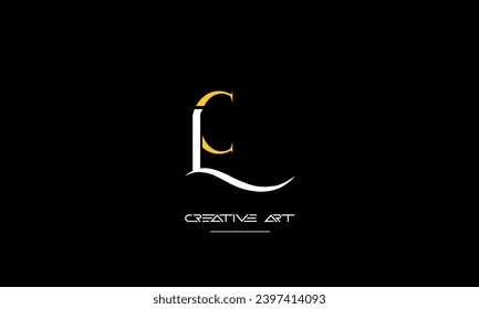CL, LC, C, L abstract letters logo monogram