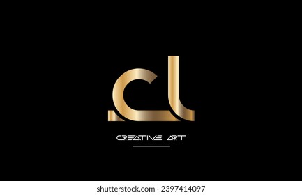 CL, LC, C, L abstract letters logo monogram