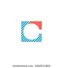 CL, LC, L Y C Resumen diseño inicial del logotipo de la letra monográfica