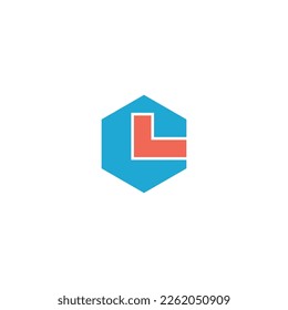 CL, LC, L AND C Abstract initial monogram letter alphabet logo design