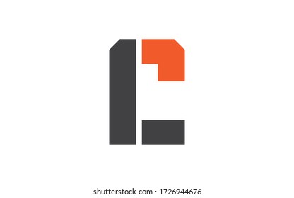 CL or LC Letter Initial Logo Design, Vector Template