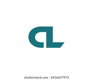CL LC Logo design vector template