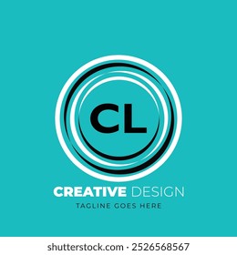 CL letter logo creative design. CL unique design. Vector illustration