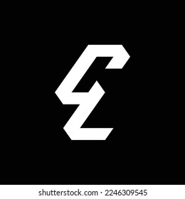 CL letter logo design, CL monogram initials letter logo concept, modern company logo