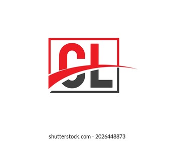 Plantilla de diseño de logotipo de carta CL