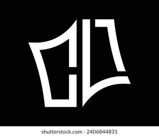 CL letter logo design vector art.
