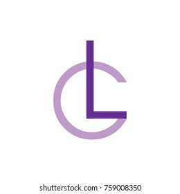 CL letter logo design vector