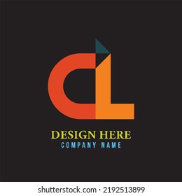 CL lettering, perfect for company logos, offices, campuses, schools, religious education
